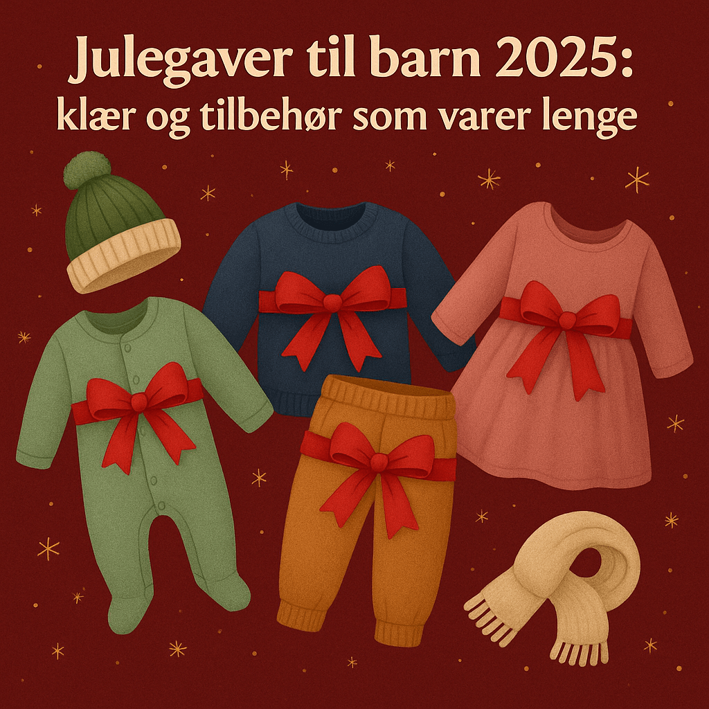 Julegaver til barn 2025 – klær og tilbehør som varer lenge (Del 4) - Brobrobrille