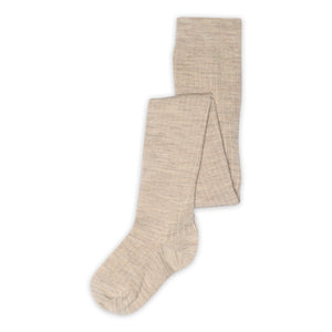 MP Lenox tights - Beige Melange for barn - Brobrobrille