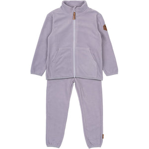 Mikk - Line Fleece Sett Resirkulert – Lavender Aura for barn - Brobrobrille