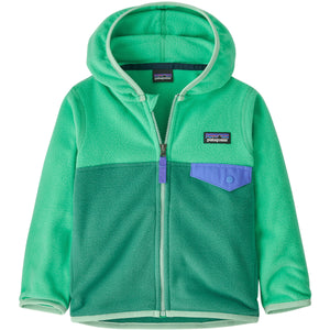 Patagonia Baby Micro D Snap - T Fleecejakke – Heartleaf Green for barn - Brobrobrille