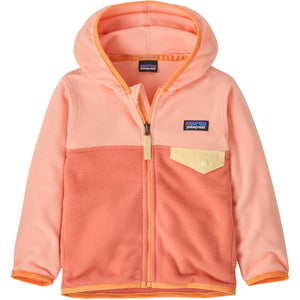 Patagonia Baby Micro D Snap - T Fleecejakke – Peak Pink for barn - Brobrobrille