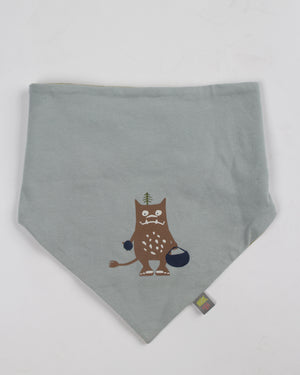 Kattnakken Halstørkle vendbar - Blå Blåbærtur for barn - Brobrobrille