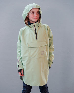 Kattnakken Regnponcho Barn og Junior - Jane Pistasj for barn - Brobrobrille