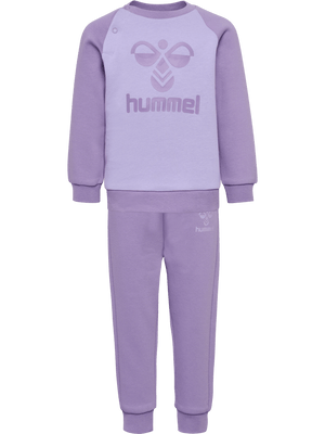Hummel HUMMING CREWSUIT - Chalk Violet for barn - Brobrobrille