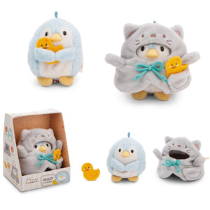 PINGVIN PLYSJ 8CM WADDLE M AND/KATTE KLÆR I GAVEESKE MYMOCHI NICI for barn - Brobrobrille