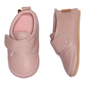 Melton Classic leather slippers - Alt Rosa for barn - Brobrobrille