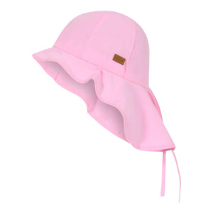 Melton Poplin hat - neck shade - Bubblegum for barn - Brobrobrille