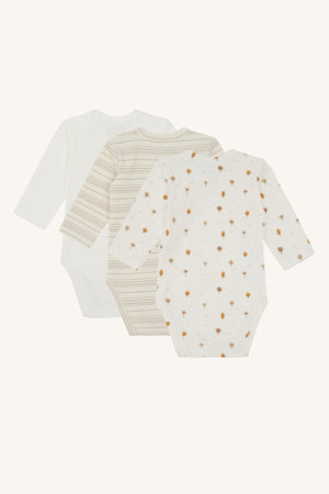 Hust and Claire HCBase - Bodystocking 3 pak - Green sage for barn - Brobrobrille