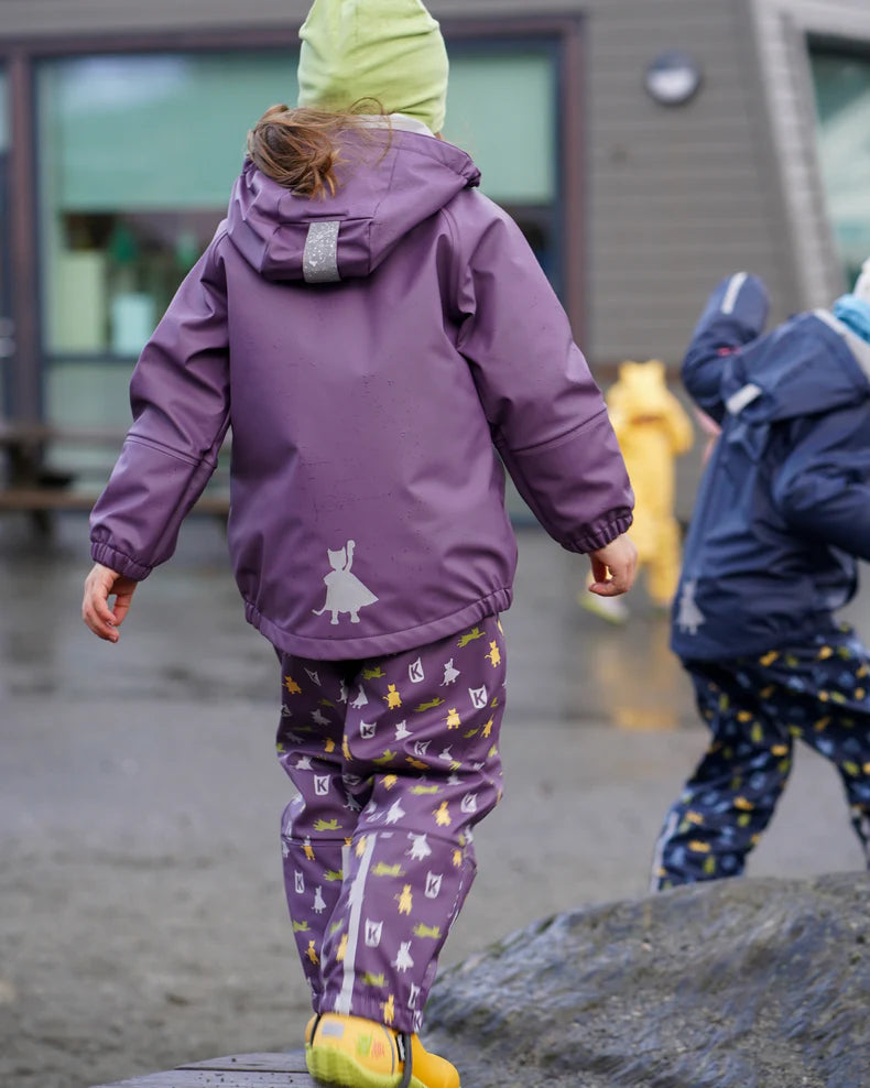 Kattnakken Regnsett Plask - Viola