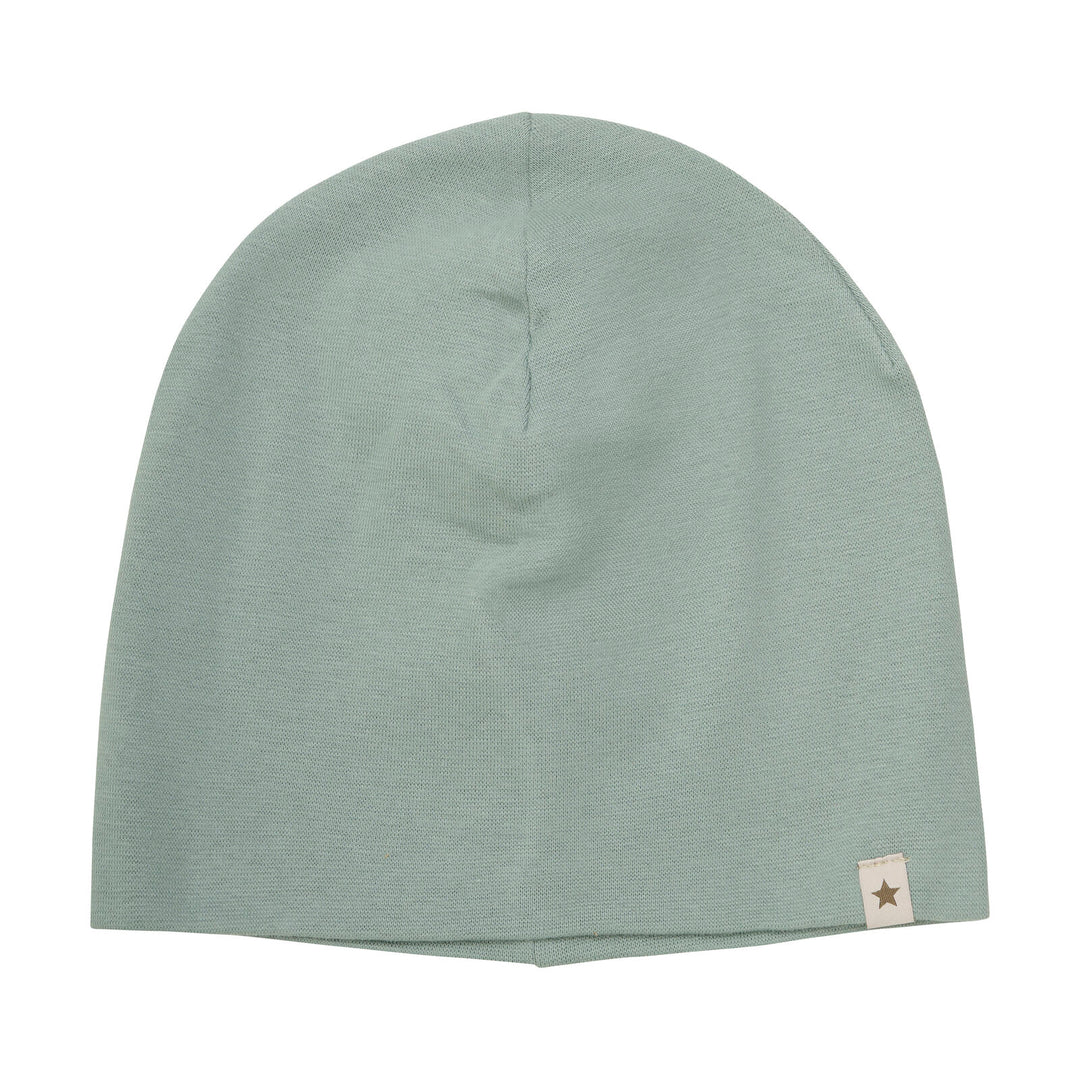 HUTTEliHUT Beanie Solid Rib – Chinois Green for barn - Brobrobrille