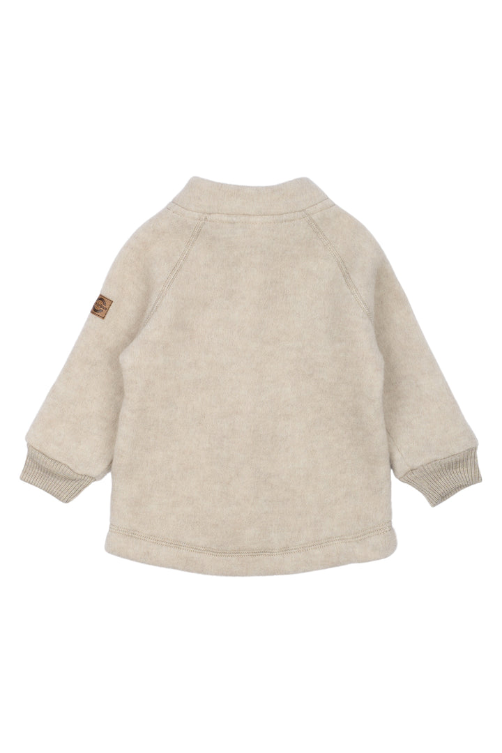 Mikk-Line Wool Jacket ulljakke for barn - Melange Offwhite