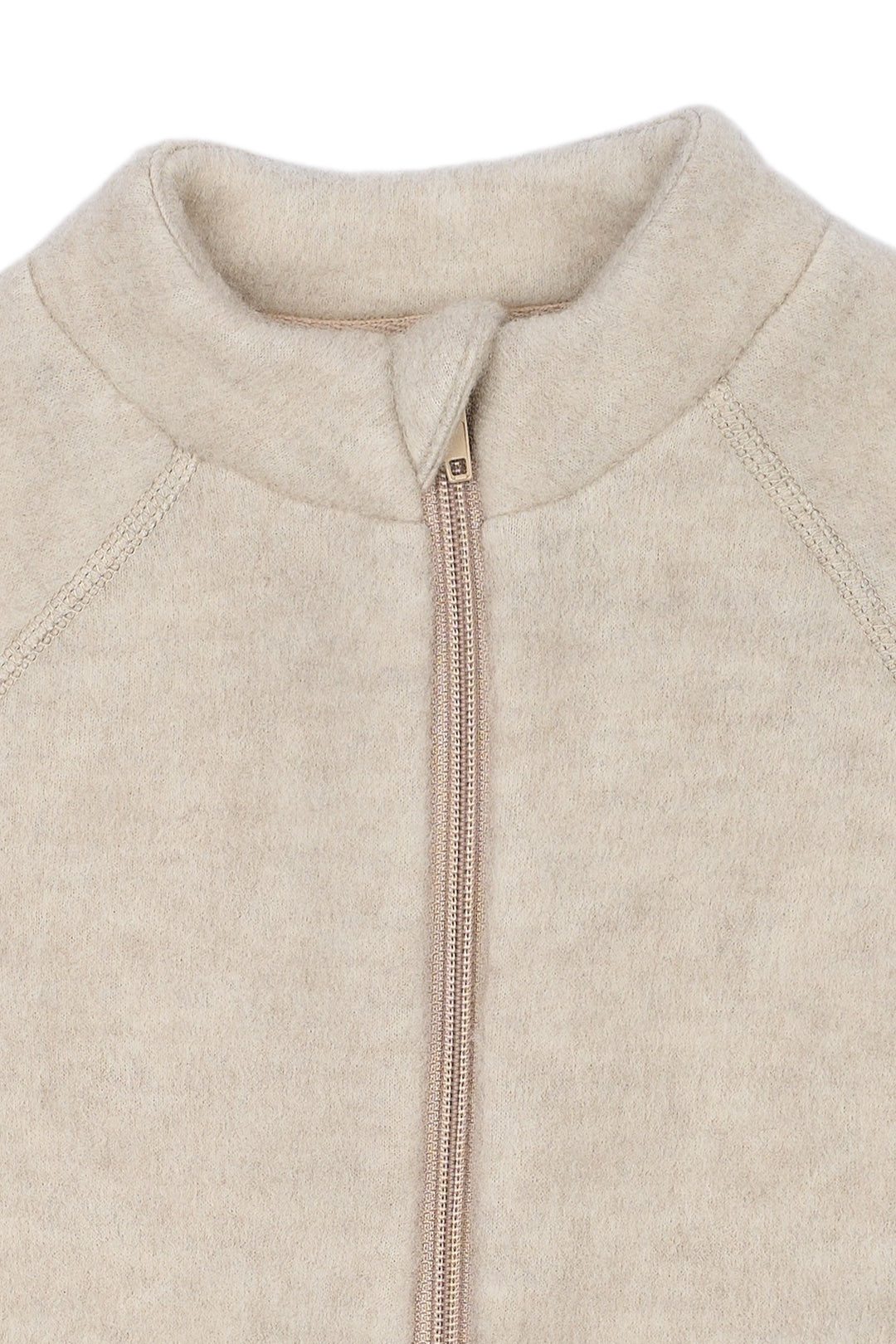 Mikk-Line Wool Jacket ulljakke for barn - Melange Offwhite