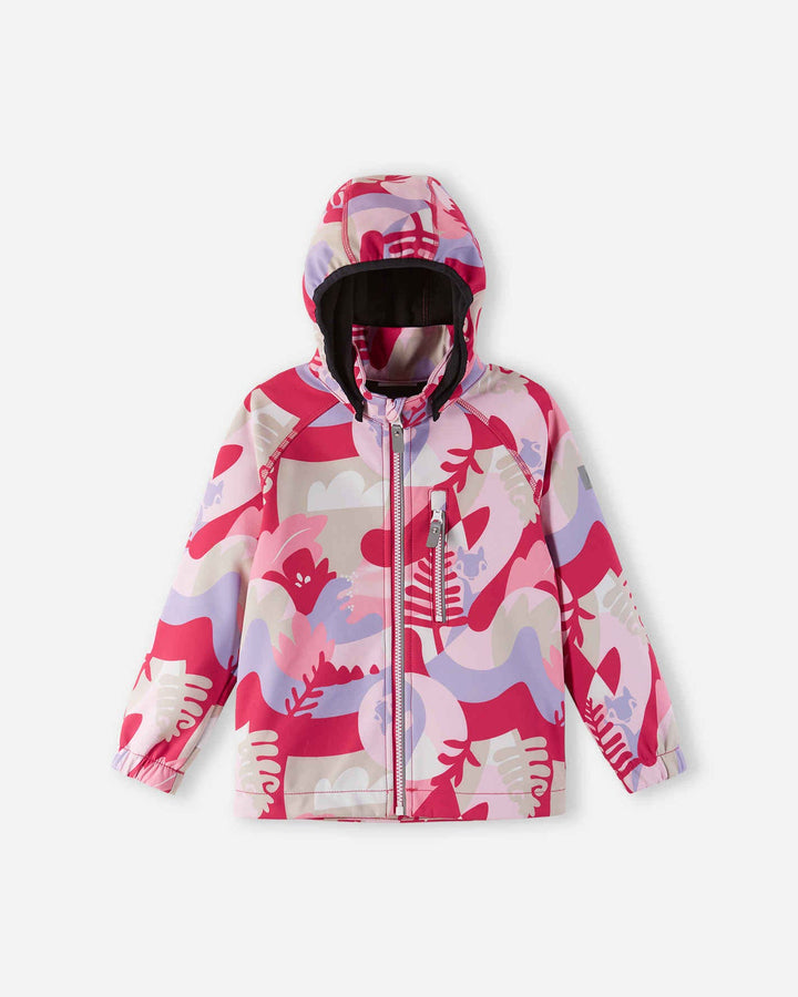 Reima Softshelljakke Vantti for barn – Bright Berry for barn - Brobrobrille