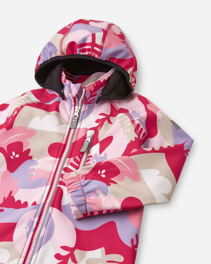 Reima Softshelljakke Vantti for barn – Bright Berry for barn - Brobrobrille