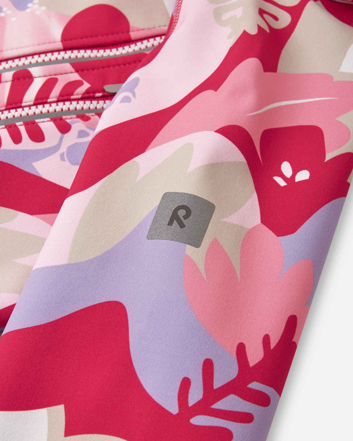 Reima Softshelljakke Vantti for barn – Bright Berry for barn - Brobrobrille