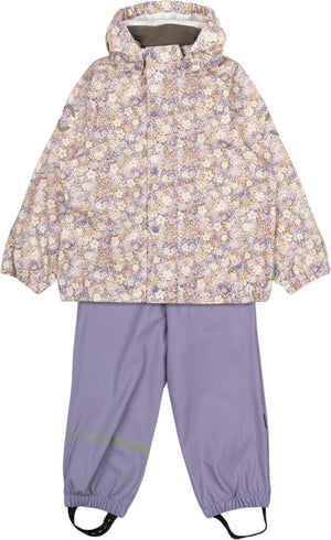 Mikk - Line Regnsett PU AOP w. Susp/104 – Dusk for barn - Brobrobrille