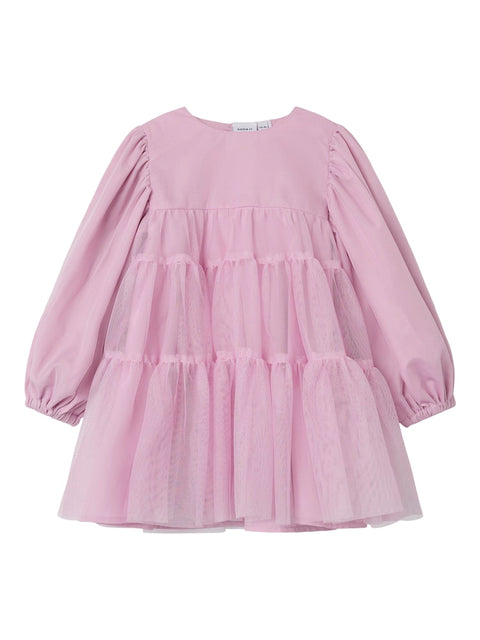 NMFRITUL LS TULLE DRESS