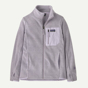 Patagonia Kids R1 Air Full - Zip Fleecejakke – Foxglove Purple for barn - Brobrobrille