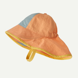 Patagonia Baby Block - the - Sun Hat - Heirloom Peach for barn - Brobrobrille