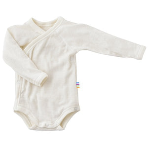 JOHA Omslagsbody i ull – Off White for barn - Brobrobrille
