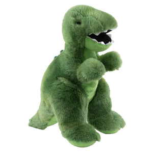 PLYSJBAMSE DINO GRØNN 25CM TINKA for barn - Brobrobrille