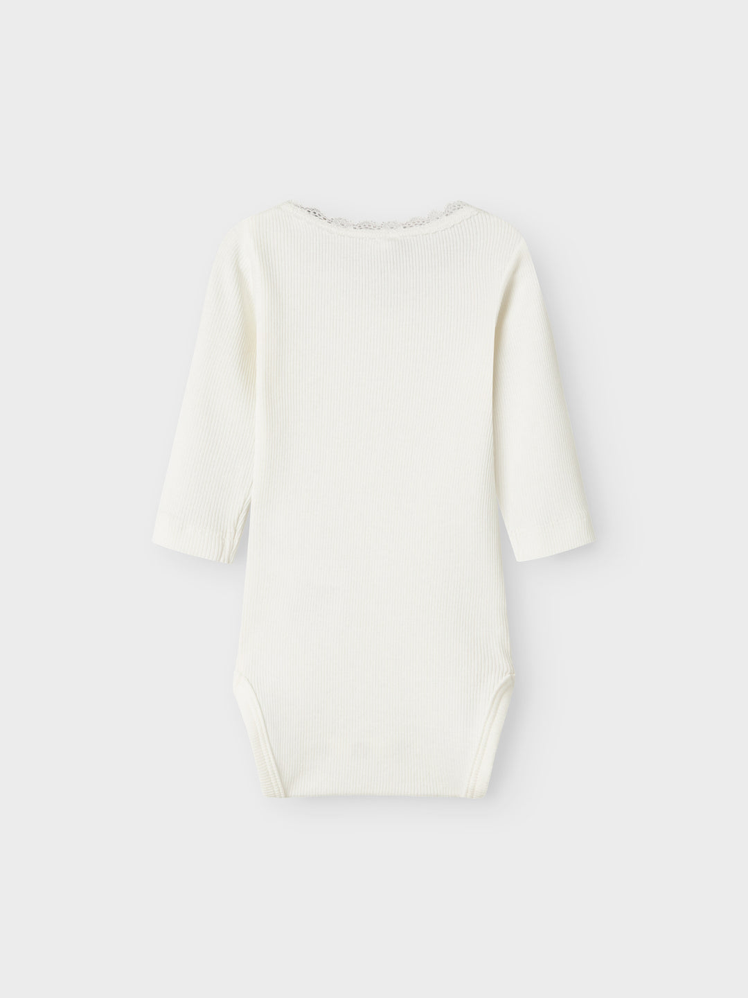 Name It KAB Body med blondekant - Cloud Dancer