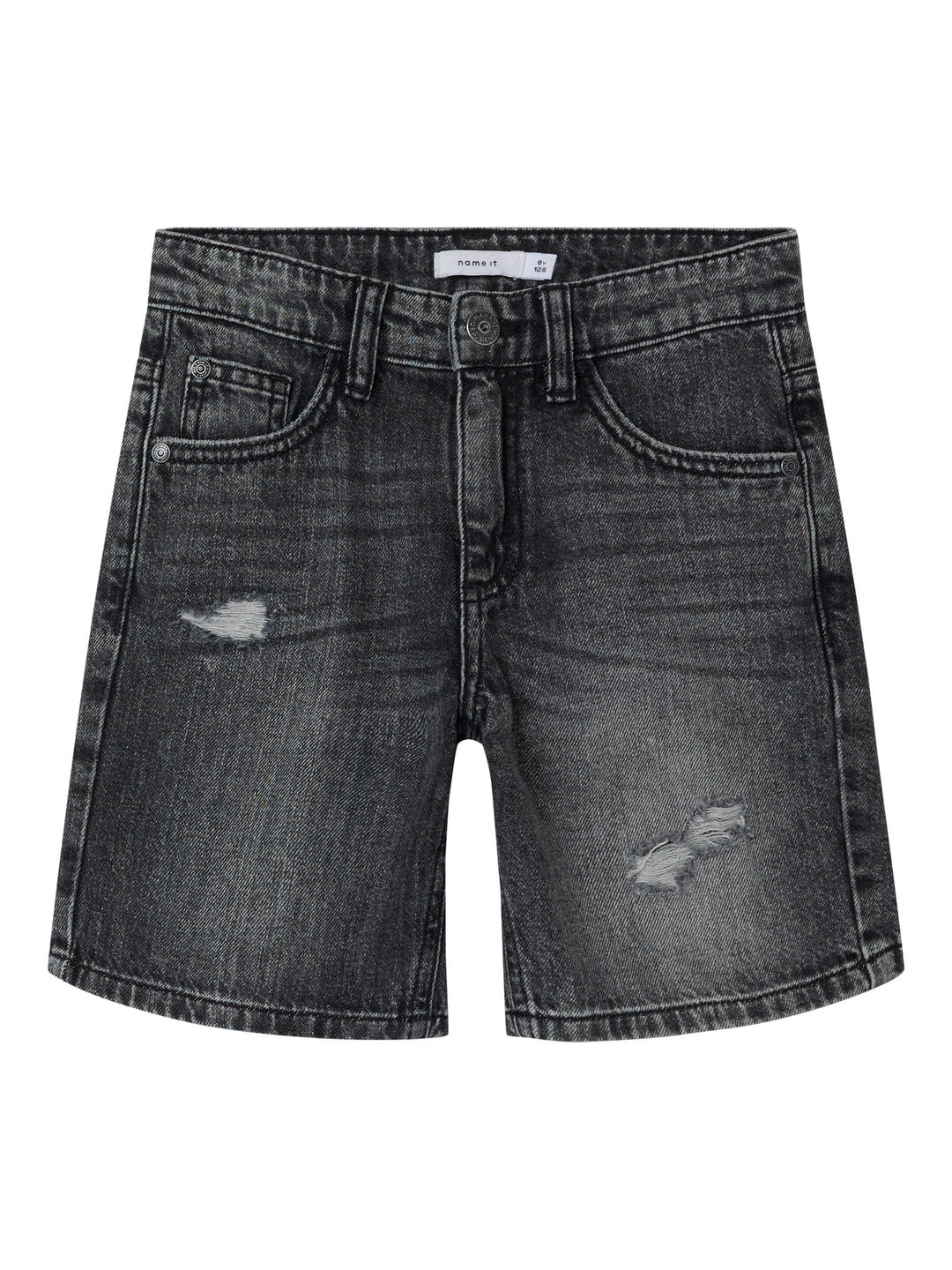 Name It Silas denimshorts i loose fit - Dark Grey Denim