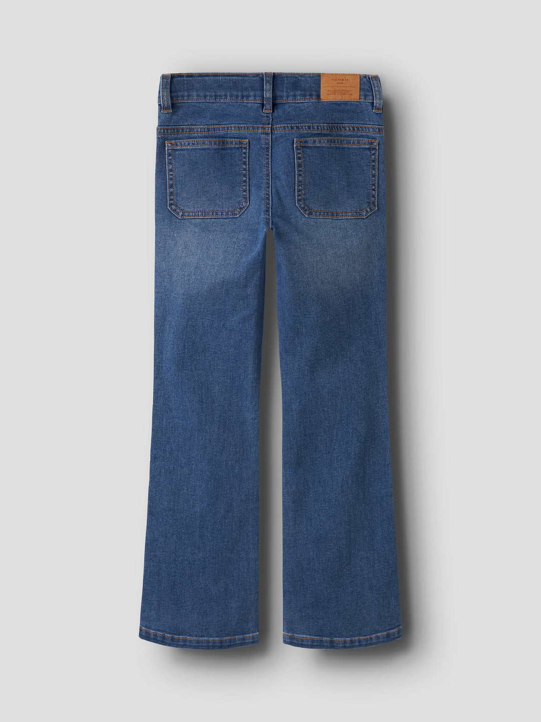 Name It Polly Skinny Bootcut Jeans - Medium Blue Denim