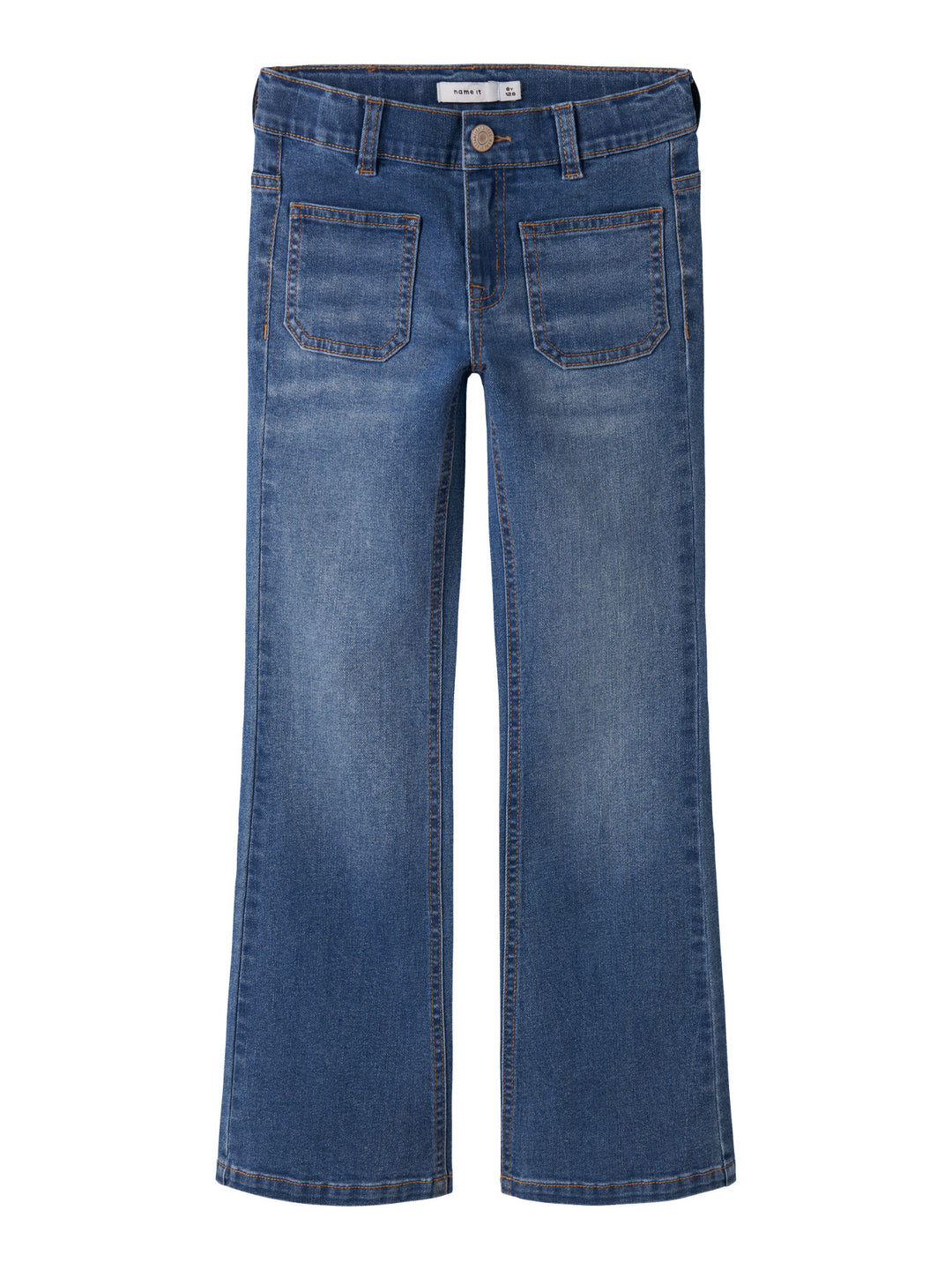 Name It Polly Skinny Bootcut Jeans - Medium Blue Denim