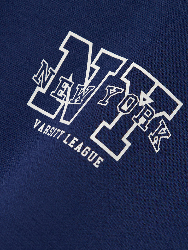 Name It Napes - Hettegenser med klassisk hette - Blueprint