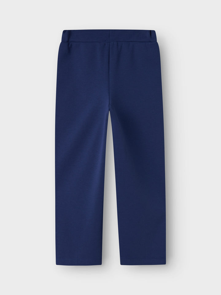 Name It Napes - Sweatbukse Wide Leg med plissert detalj - Blueprint
