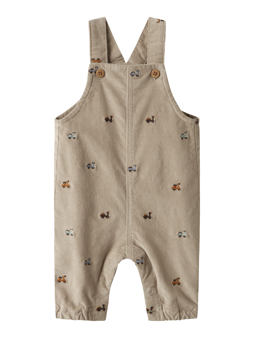 Name It Ryan - Cordfløyels selebukse med broderi - Island Fossil