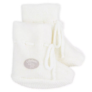 Lillelam Babytøfler classic - Hvit for barn - Brobrobrille