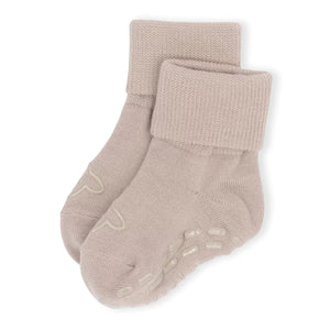 Lillelam Ullsokk antiskli - Beige for barn - Brobrobrille