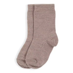 Lillelam 2pk Ullsokk - Beige for barn - Brobrobrille