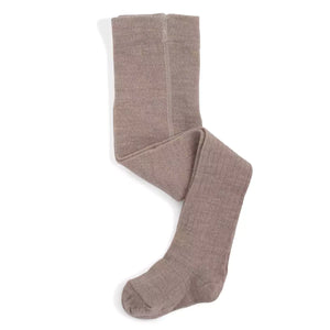Lillelam Ullstrømpebukse - Beige for barn - Brobrobrille