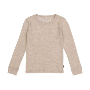 Lillelam Ulltrøye - Lys Beige for barn - Brobrobrille