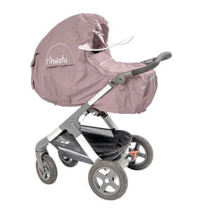 Tinkafu regntrekk med skjerm Magic print woodrose for barn - Brobrobrille