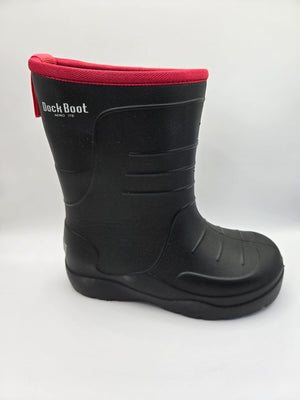 DockBoot - Barnestøvler - Svart og rød for barn - Brobrobrille