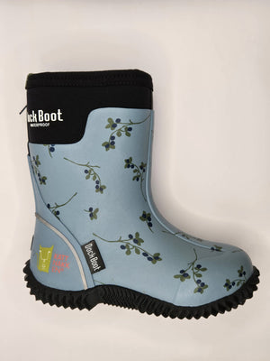 Dock Boot Kattnakken - Gummistøvler for barn med blomsterprint for barn - Brobrobrille