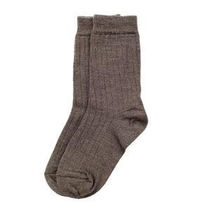 Lillelam 2pk Ullsokk - Brun for barn - Brobrobrille