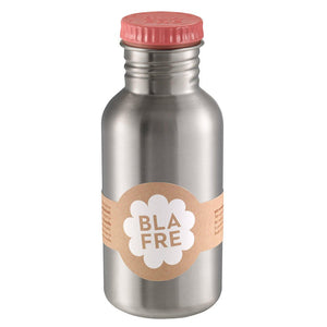 Blafre stålflaske 500ml - Rosa for barn - Brobrobrille