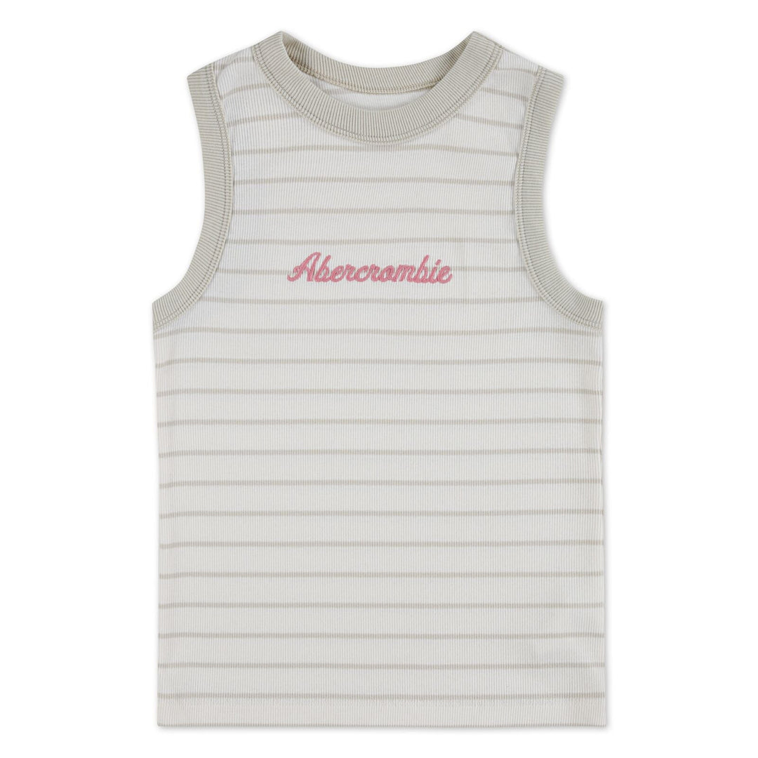 Abercrombie & Fitch Kids Essential high neck singlet – Jet Stream for barn - Brobrobrille
