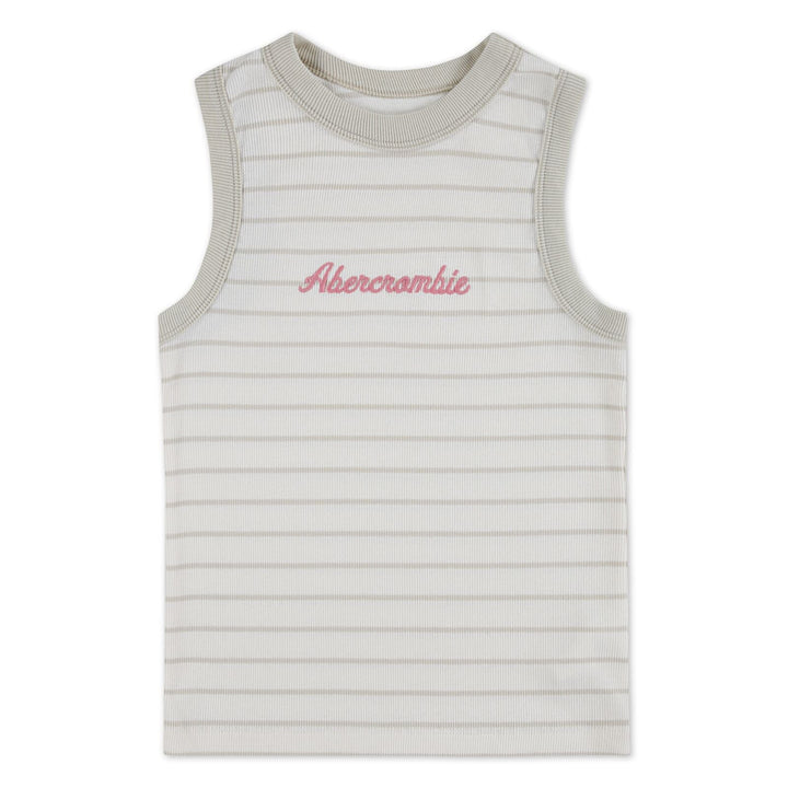 Abercrombie & Fitch Kids Essential high neck singlet – Jet Stream for barn - Brobrobrille