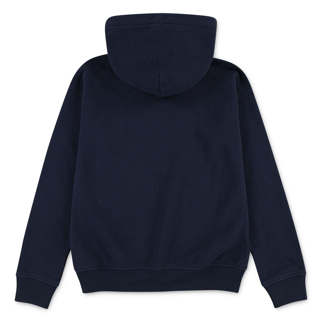 Abercrombie & Fitch Kids Essentials Fleece Hoodie – Navy Blazer for barn - Brobrobrille