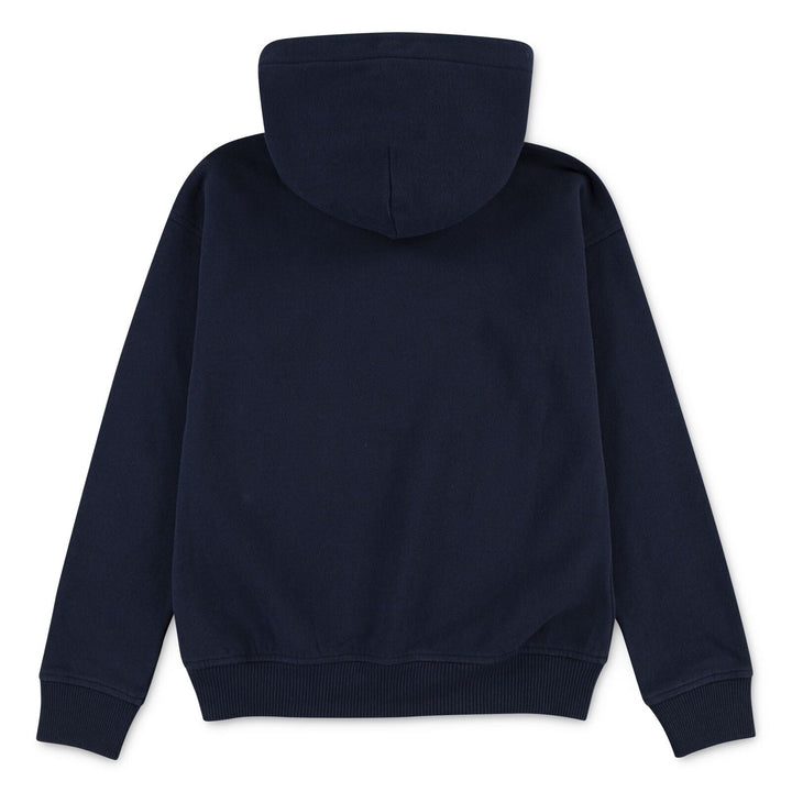 Abercrombie & Fitch Kids Essentials Fleece Hoodie – Navy Blazer for barn - Brobrobrille