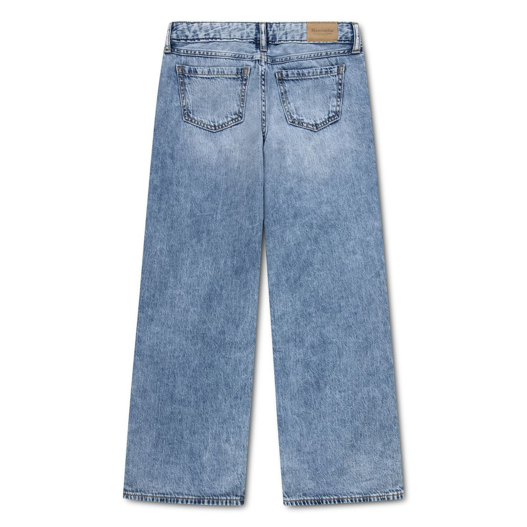 Abercrombie & Fitch Kids Low Rise Hearts Baggy Jeans – Indigo Hearts for barn - Brobrobrille