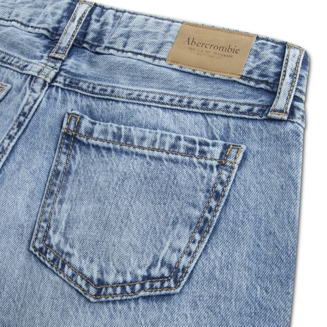 Abercrombie & Fitch Kids Low Rise Hearts Baggy Jeans – Indigo Hearts for barn - Brobrobrille