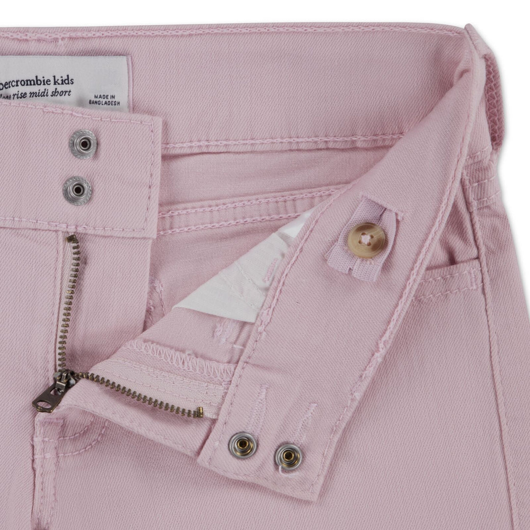 Abercrombie & Fitch Kids Midi Twill Shorts – Chalk Pink for barn - Brobrobrille