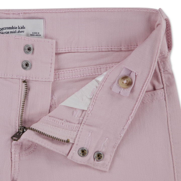 Abercrombie & Fitch Kids Midi Twill Shorts – Chalk Pink for barn - Brobrobrille